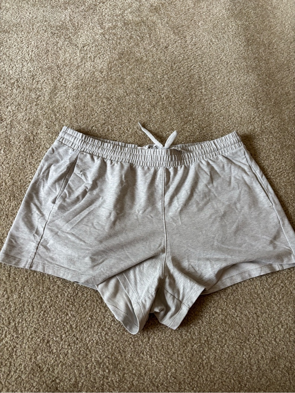all in motion Heather Light Gray Athletic Lounge Shorts
